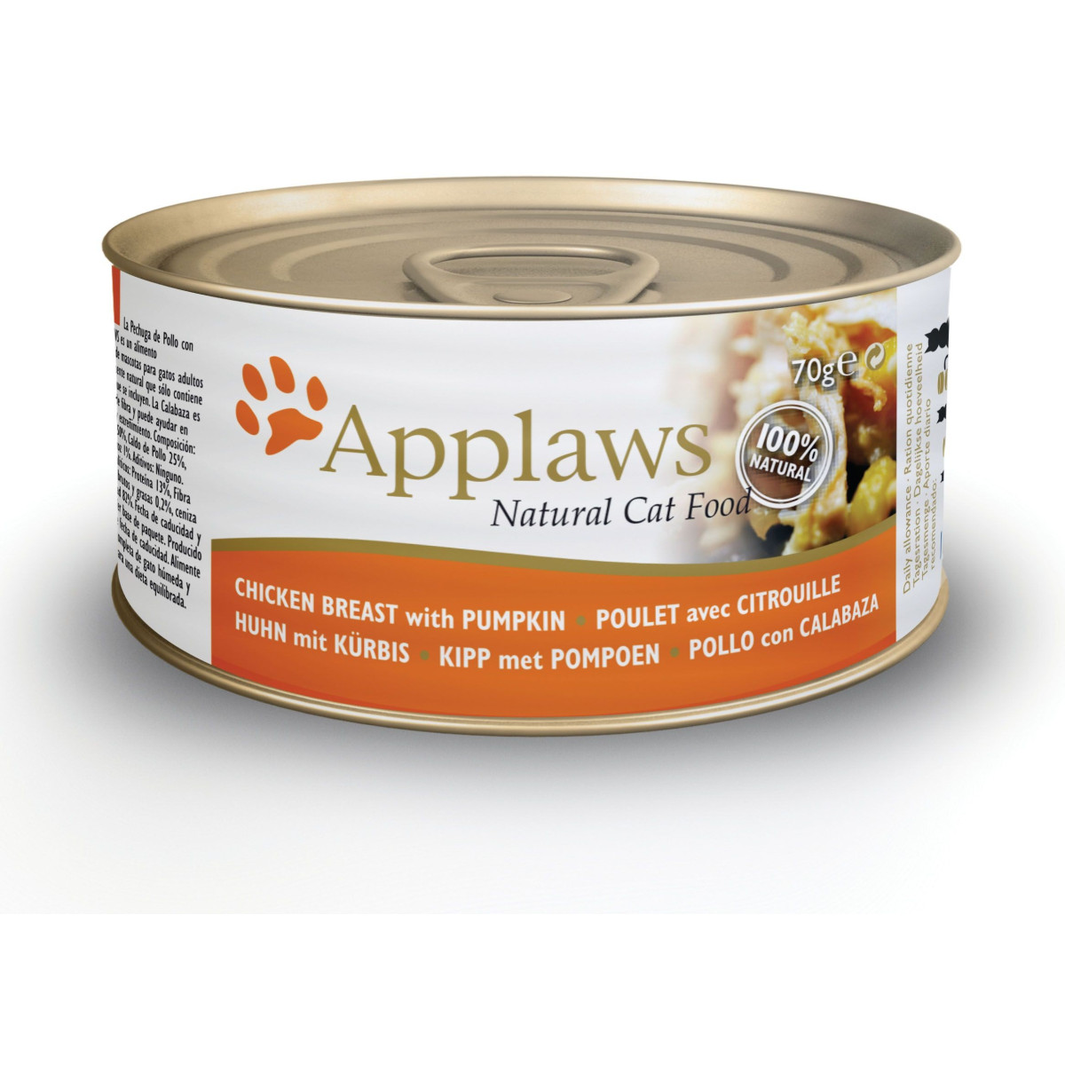 cat food Applaws of 70 g chicken and pumpkin