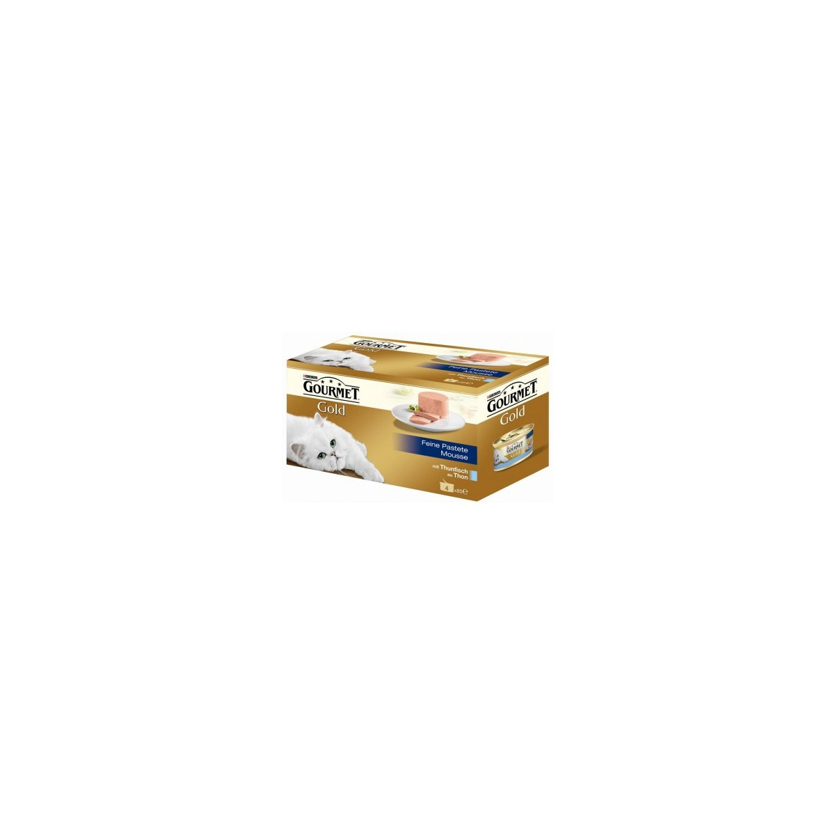 Nourriture Pour Chat Gourmet Mousse Au Thon 4x85gr